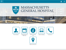 Tablet Screenshot of massgeneral.org